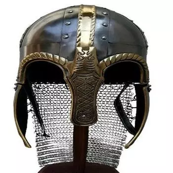 Викинг Делюкс Кольчужный Шлем Реплика Средневекового Хэллоуина Лучший Шлем Вендел Броня Шлем Хэллоуин Костюм Опора.