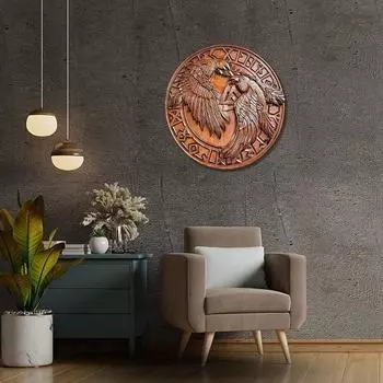 Викинги ручной работы взрослый воин щит ручной работы из натурального дерева железо боевая игра Хэллоуин