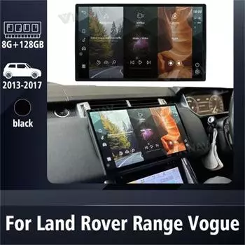 Viknav 13,6-дюймовый автомобильный радиоприемник для Range Rover Vogue L405 2013-2017 беспроводной Carplay GPS навигация мультимедийный стереоплеер головное устройство AC with CD