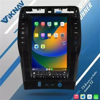 Viknav 15,6-дюймовый автомобильный радиоприемник для Toyota 4Runner 2010-2023 Android Car Stereo GPS Navigation Multimedia Player Head Unit 64GB Radio