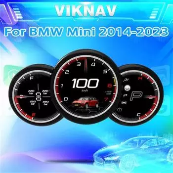 Viknav 9-дюймовая приборная панель автомобиля для BMW MINI 2014-2023 RHD&LHD ЖК-экран Linux система CockPit спидометр приборная панель