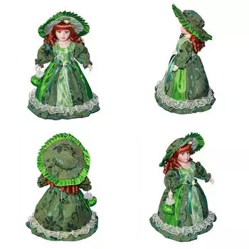 Викторианская фарфоровая кукла Принцесса Реборн Кукла в платье Сельский дом Декоративная керамическая кукла Праздничный декор стола для вечеринки