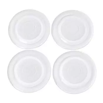 Вилка 2-дюймовый набор колпачков для патио и сада, настольный зонтик, отверстие для зонта, пластиковый черный цвет 65*10mm чёрный