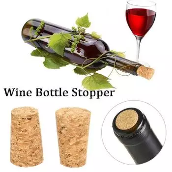 Вилка Барные аксессуары Барные инструменты Крышка для вина Крышка для бутылки вина Пробка Пробка для бутылки Деревянные пробки коричневый