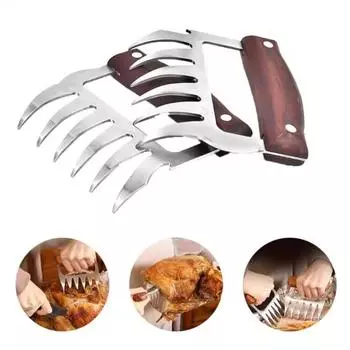 Вилка для барбекю Bear Claw, измельченная свинина, ручной зажим, вилка для барбекю, съемник для барбекю, вилка для зажима свинины, кухонные принадлежности