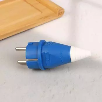 Вилка для кондиционера, двухполюсная, съемная, водонепроницаемая, IP44, две вилки 012N OneSize