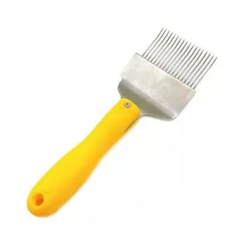 Вилка для распечатывания пчелиных сотов 18 игл из нержавеющей стали Инструмент для сбора меда для фермерских пчеловодческих принадлежностей