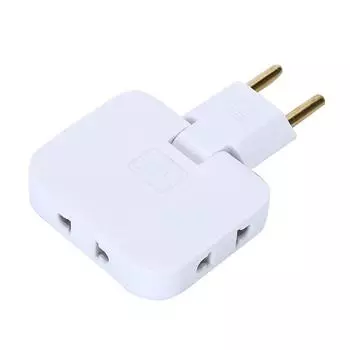 Вилка ЕС 1 3 Удлинитель Электрическая розетка Вращающаяся на 180 градусов Розетка адаптера переменного тока