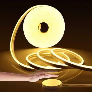 Вилка европейского стандарта, 12 В, 1 м/2 м/3 м/4 м/5/м, водонепроницаемая светодиодная лента, неоновая лампа с ручным сканированием и сенсорным диммером для освещения кухонного шкафа 1m белый