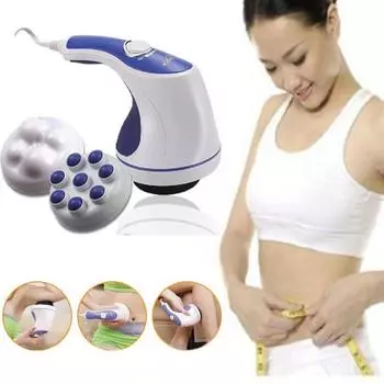 Вилка европейского стандарта 5 в 1, полный расслабляющий массажер для тела, 3D электрический массажер для всего тела для похудения, роликовый