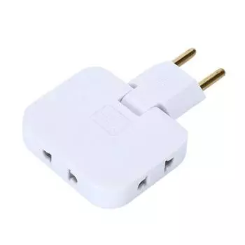 Вилка европейского стандарта, поворотная розетка на 180 градусов, конвертер 3 в 1, удлинительная вилка США, многоштекерная мини-тонкая беспроводная розетка, адаптерные розетки белый