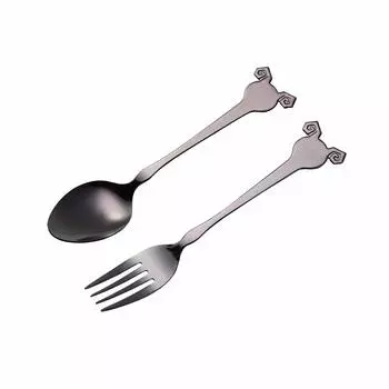 Вилка и ложка Kingdom Hearts Shadow Black