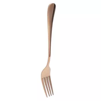 Вилка из нержавеющей стали в западном стиле столовые приборы, подходящие для ресторана, кухни, дома, розовое золото розового золота