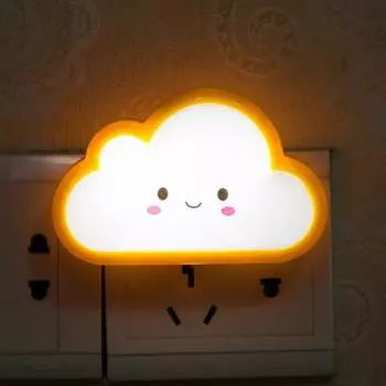 Вилка Электрический Ночной Светильник Мультфильм Светильник Розетка Переключатель Ночной Светильник Ночной Светильник