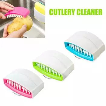 Вилка, ложка, щетка, очиститель, скребок, кухонный помощник, кухонные принадлежности, столовые приборы, гаджет