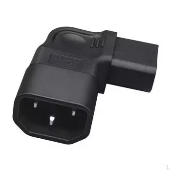 Вилка питания C14 - C13 Аксессуары для электроники Хорошее рассеивание тепла и прочность Компактный преобразователь