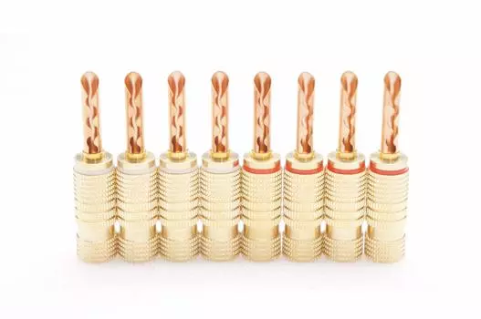 Вилка типа «банан» ONKODO BFA BP-146B Неокрашенная, без покрытия (фосфорная бронза) (8 шт.)