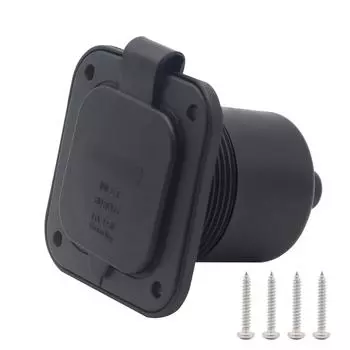 Вилка ввода питания для RV 125 В 15 А, вилка 5-15P для RV, кемпера, прицепа, лодки