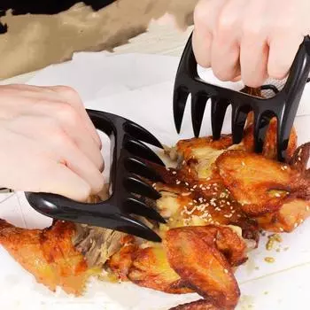 Вилки для измельчения мяса Многофункциональная вилка для барбекю Bear Claw EasyClean Strong Pulled Pork Puller Аксессуары для кухни и барбекю