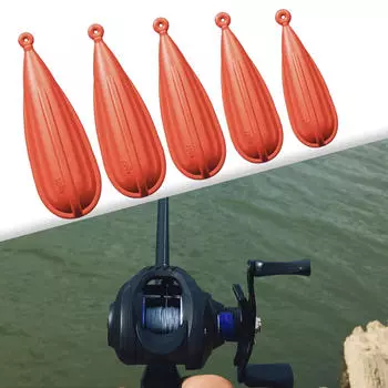 Вилки для практики рыбалки, накладки на дно для литья для детей, ролики для метания приманок для начинающих Green 5pcs