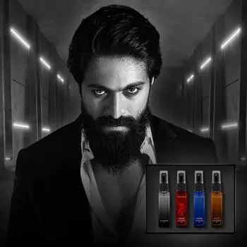 VILLAIN Heist Combo - 4 x 8 мл | Подарочный набор духов премиум-класса для мужчин | Парфюмерная вода | Стойкий аромат |