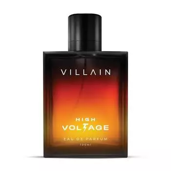 VILLAIN High Voltage Luxury Eau De Parfum для мужчин, пряный фужерный аромат, стойкий, премиальный жидкий аромат с пачули, мятой и корицей, 100 мл