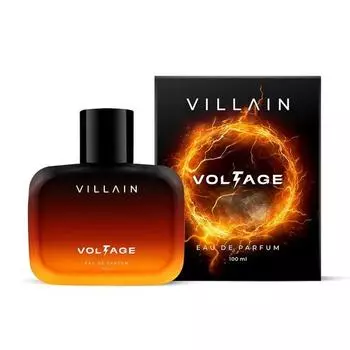 VILLAIN Voltage Luxury Eau De Parfum | Парфюм для мужчин с пряными, фужерными нотами | Премиальный жидкий аромат | Парфюм для мужчин Edp 100 мл