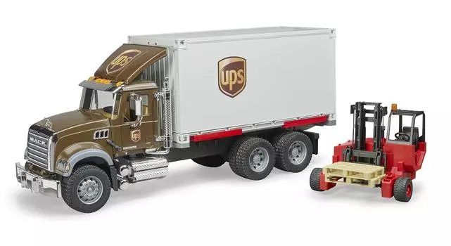 ВИЛОЧНЫЙ ПОГРУЗЧИК BRUDER MACK UPS BR02828 &