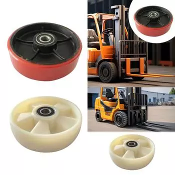 Вилочный погрузчик Колеса Руководство Грузовик Фитинги Профессиональные Тяжелые Простая Установка белый