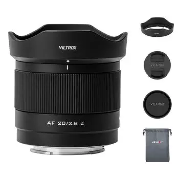 VILTROX AF 20 мм Z сверхширокоугольный микрообъектив Nion Z Mount Camera Lens с большой апертурой Eye AF, совместимый с автофокусом, полнокадровая беззеркальная камера Z8 Z9