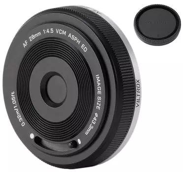 Viltrox AF 28mm FE Chip Ultra Thin Lens Wide Angle Lens E Mount Fixed Focus Full Size Compatible Compact Light E Mount Camera FX30 II Compatible with