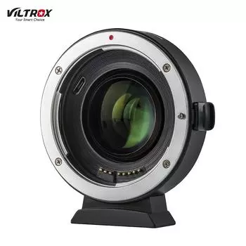 Viltrox EF-EOS M2 Адаптерное кольцо для крепления объектива с автоматической фокусировкой, множитель фокусного расстояния 0,71X, обновление через USB