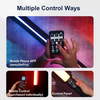 VILTROX H18 RGB Light Stick Двусторонняя световая трубка 18 Вт Светодиодная лампа для видео Палочка Ручная заполняющая лампа US Plug