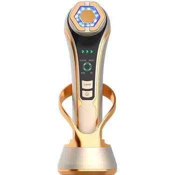 Vimaydo Инновационная косметология лица RF-терапия для лица Ионный микроток LED 6 функций в 4 типах 3 Ультразвуковая пора для кожи для глаз и рта USB-устройство для мужчин и женщин