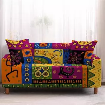 Vinatge чехол для дивана с 3d принтом «все включено», антигрязный чехол для дивана, 3-местные чехлы для диванов, защита для мебели, украшение дома 1 seater 90-140cm