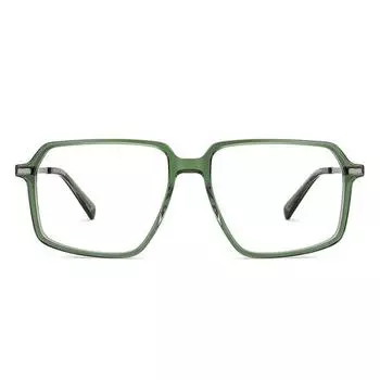 VINCENT CHASE EYEWEAR Zero Power Bluecut & Antiglare Компьютерные очки | Зеленые прозрачные квадратные очки с полной оправой | Для мужчин и женщин | | VC E000282