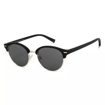 Vincent Chase от Lenskart | Круглые очки с полной оправой | Поляризованные и 100% защита от ультрафиолета | Для мужчин и женщин | Средний размер | VC S14481