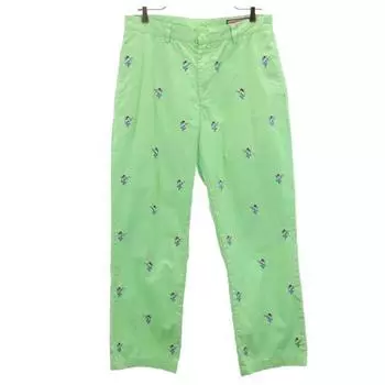 Vineyard Vines Long pants w33 Green system Fish Embroidery Men s Used