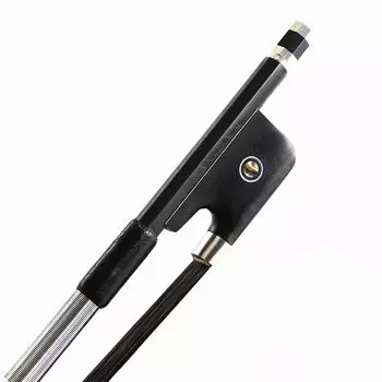 VINGOBOW Натуральный черный конский волос карбоновый смычок для альта Смычок для альта из углеродного волокна