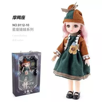 Виниловая кукла Созвездие Принцесса Девочка Игрушка 13 Шарниров Наряд Козерог Кукла Большая Подарочная Коробка