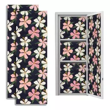 Виниловая магнитная наклейка на шкафчик, напечатанная на магнитных обоях для шкафчиков, декоративная наклейка на стену 1pcs