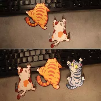 Виниловая наклейка с милым котом, наклейка с забавным питомцем на окно автомобиля, хороший грузовик W4I5 A-One-size