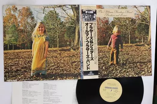Виниловая пластинка ALLMAN BROTHERS BAND - Brothers And Sisters VIP5083 CAPRICORN 1979 Япония Оби Рок Б/У