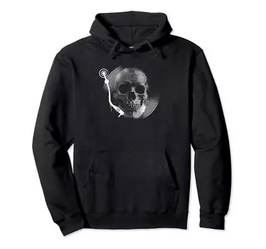 Виниловая пластинка LP Skull Wave Vinyl Hoodie - чёрный