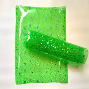 Виниловая пленка DIY ПВХ-пленка Прозрачная пятиконечная звезда Материал ручной работы 20cm*30cm