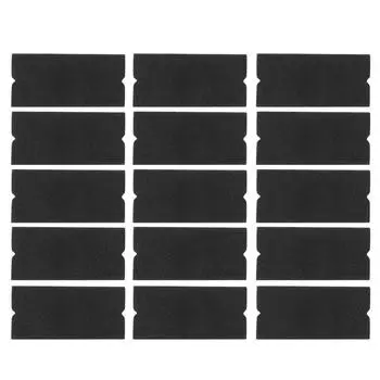 Виниловая пленка для автомобиля, фольга, ткань, фетровая ткань для жесткой карты из углеродного волокна, ракель для окон, оттенок, скребок, запасная защита, 15 шт.