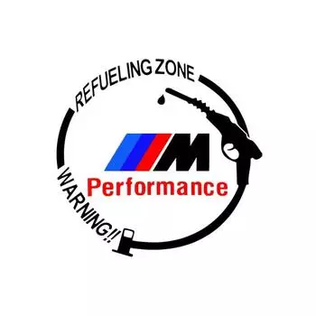 Виниловая светоотражающая наклейка с эмблемой автомобиля, наклейка на крышку топливного бака, аксессуары для BMW M M3 M4 M5 M54 M57 M50 X1 X5 X3 X7 X6 F10 F20 F22 чёрный