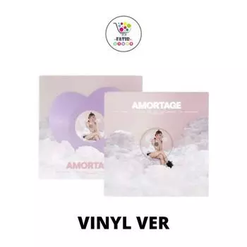 Виниловая версия мини-альбома BLACKPINK JISOO AMORTAGE No POB Pink Ver