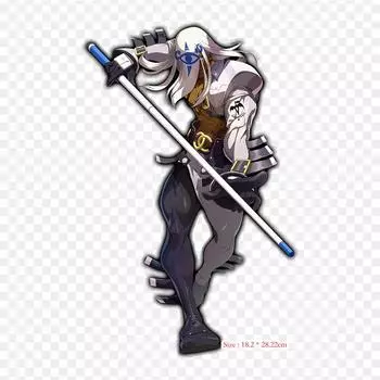 Виниловые наклейки Guilty Gear Xrd Guilty Gear Xx с термопереносной печатью, наклейки для одежды, аппликации «сделай сам», моющиеся нашивки