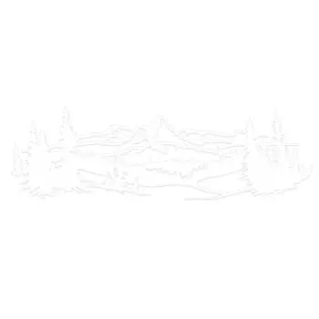 Виниловые наклейки на дерево для автомобиля, кемпера, наклейки на горный автофургон, наклейка на горное дерево, автомобиль